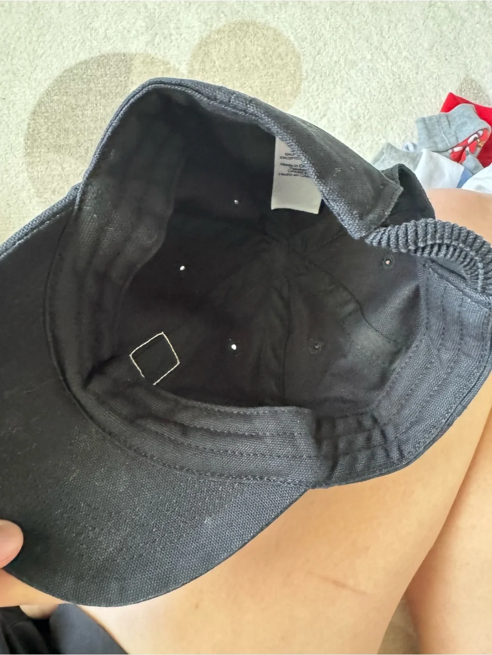 Carhartt Infant Black Cap with Gold Logo